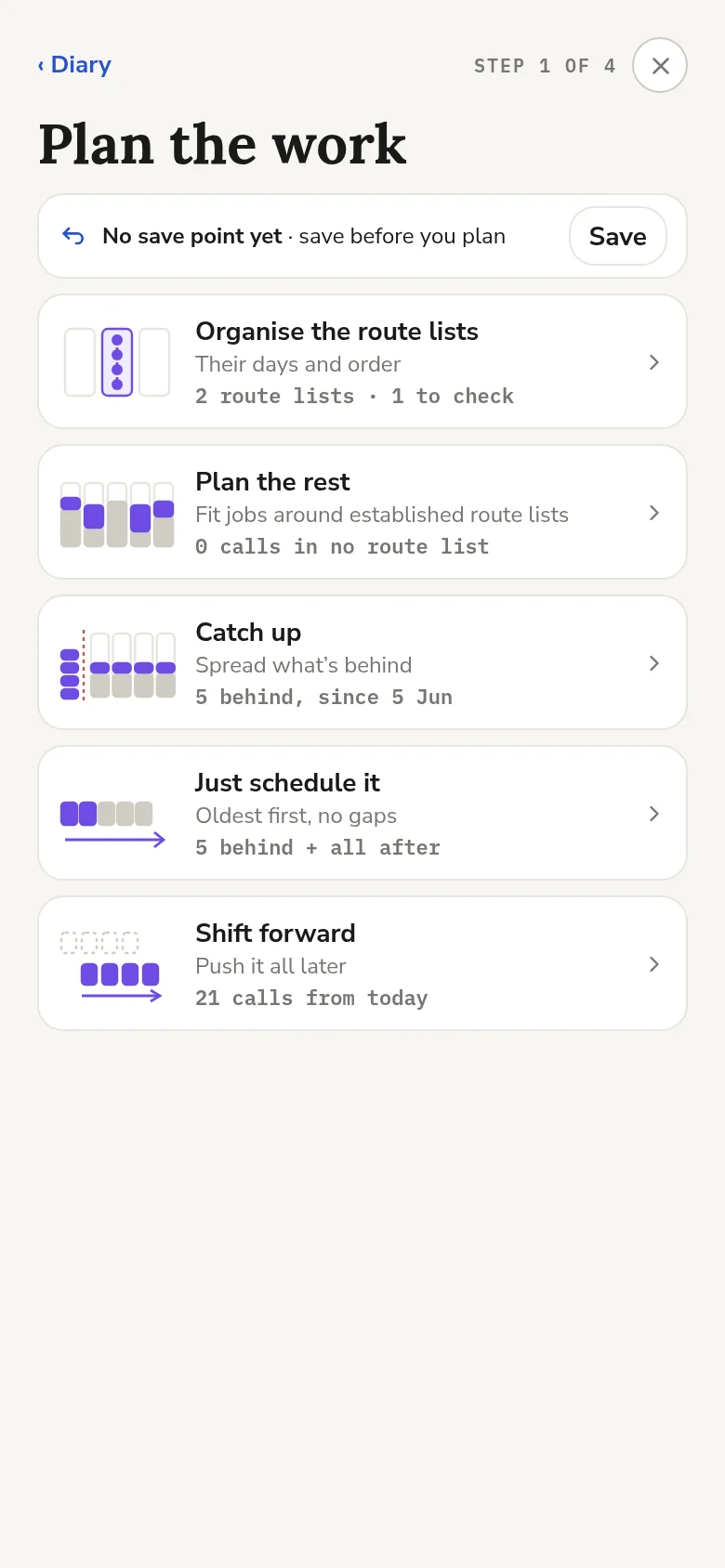 Plan the work: five ways to plan the weeks ahead